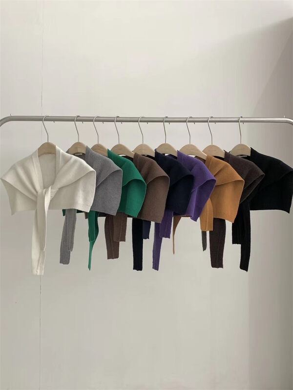 New autumn style! [FEIDING&NEW POST] Korean version of texture, versatile, with cape 7212 # CLS