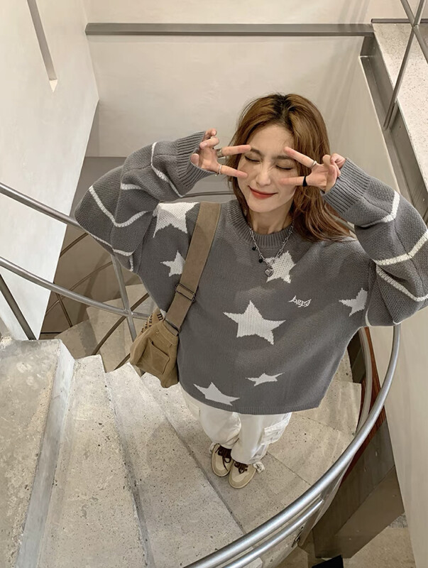 New in autumn!【LAB EEDA】Casual loose and comfortable warm sweater M1254# OZQ