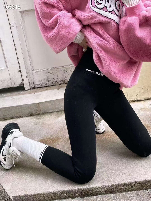 【YAYA】All-match thin shark elastic bottoming leggings 9212-1# CCL