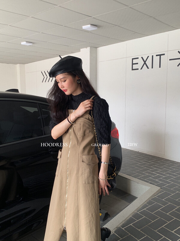 New in early autumn! [Fire HOODRESS] Korean texture jacquard puff sleeve slimming shirt 22369# JHY