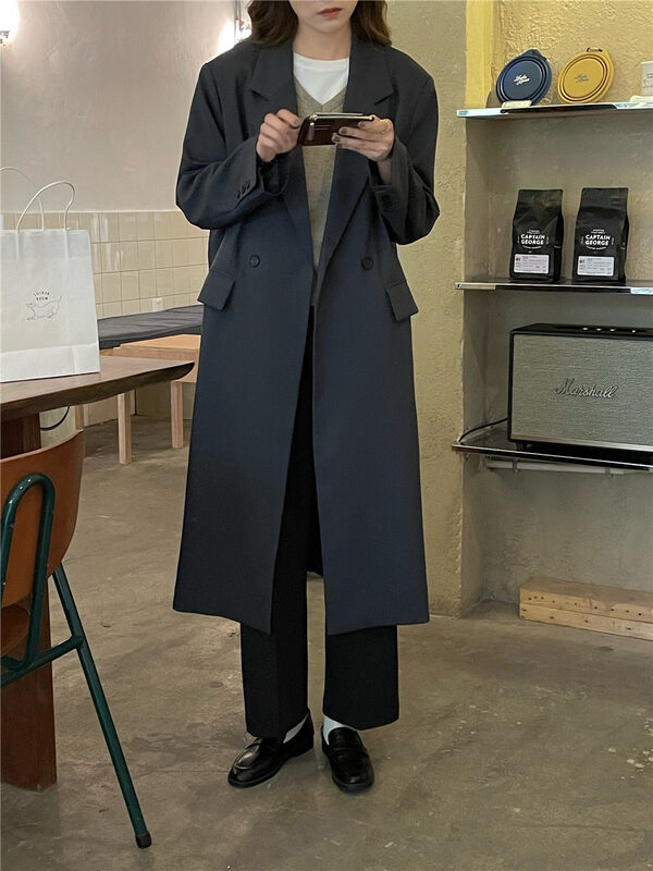 New in autumn! [FEIDING] Long fashionable and versatile commuter suit YS3-5850# CLS