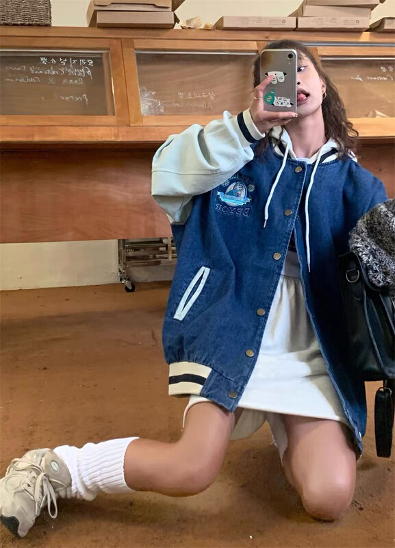 New in autumn! [LAB EEDA] Fashion casual hooded baseball jacket W31581# OZQ