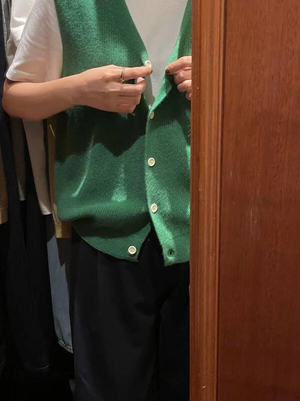 28 colors of wool!  【FEIDING】Candy Color Versatile Casual Wool Vest YS1-9833# CLS