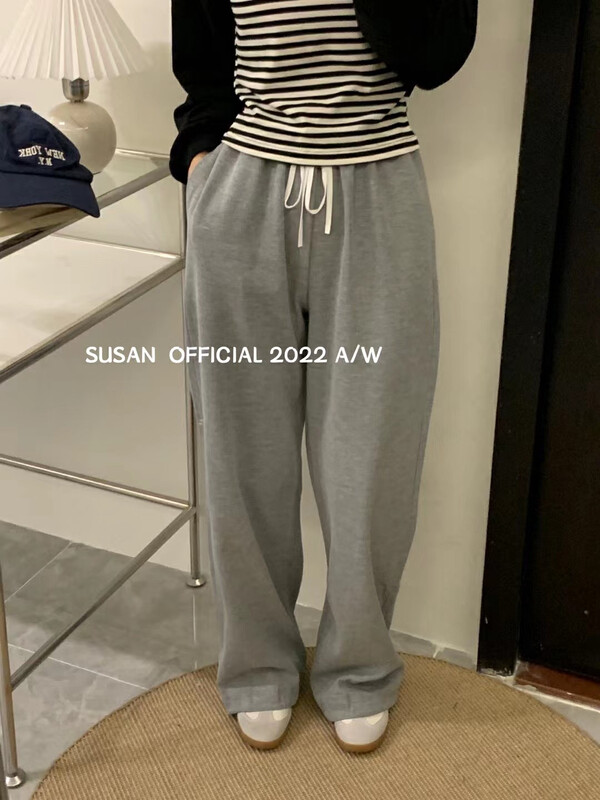 Autumn is new! [SUSAN] Strap Elastic Waist Leggings Casual Pants 81319# LSW