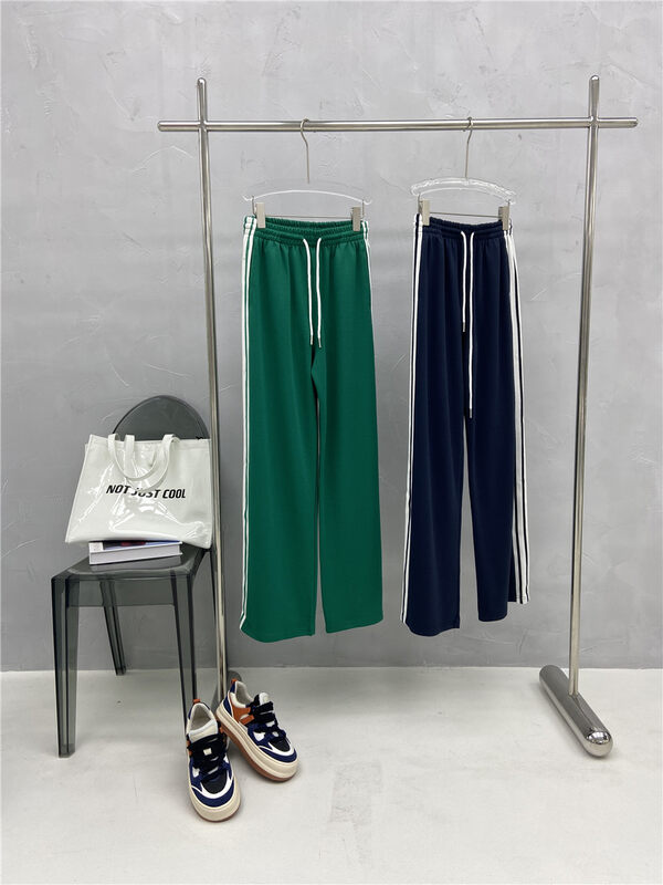 New in early autumn! [RAINBOW] Korean striped wide-leg casual pants YS1-YS1-XB11-28628# GYJ