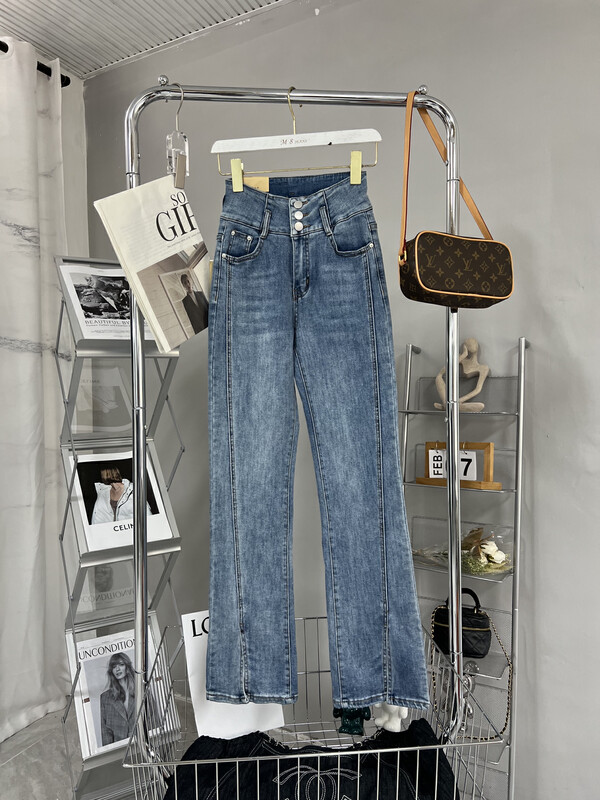 Original price 77.83! New in autumn! [M8 denim] slim and comfortable all-match jeans S61010-5# JHY