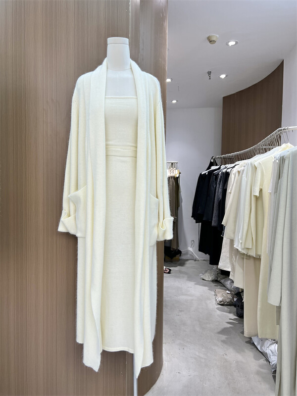 New in autumn! [SEASONS] Sexy slim tube top + high waist slim skirt suit 8855# XYJ
