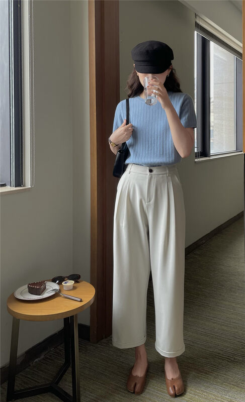 New in autumn!【FEIDING】Korean style casual pants 3712# CLS