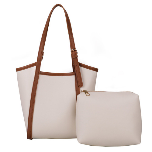 This year's popular large-capacity textured handbag  simple and fashionable shoulder underarm bag bucket bag tide