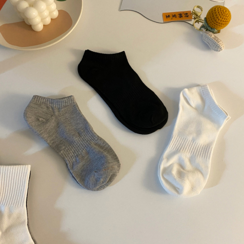 Real shooting real price black socks women's socks autumn and winter white stockings women's socks pure cotton men's socks