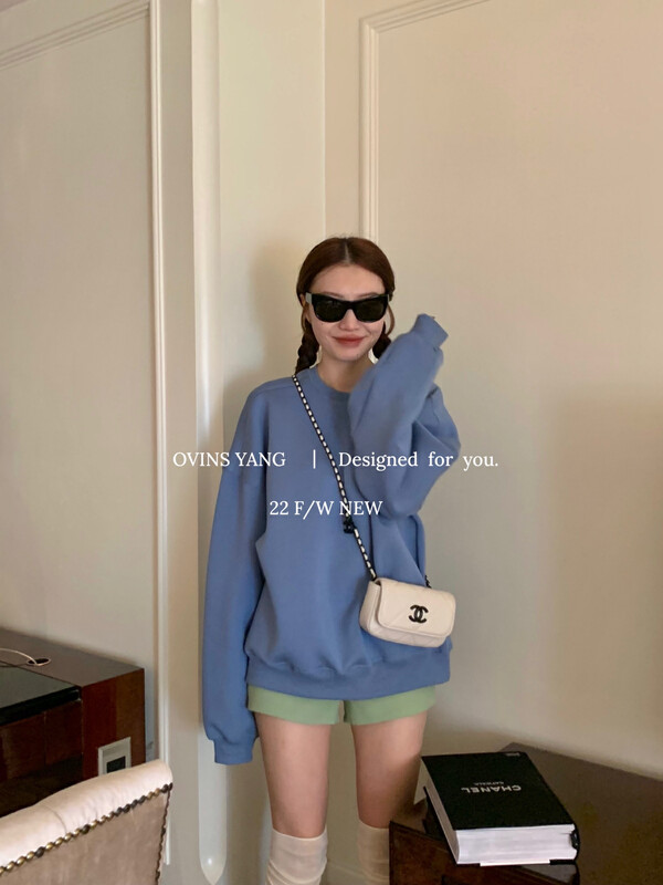 【OVINSYANG】Space Cotton Sweatshirt 8932