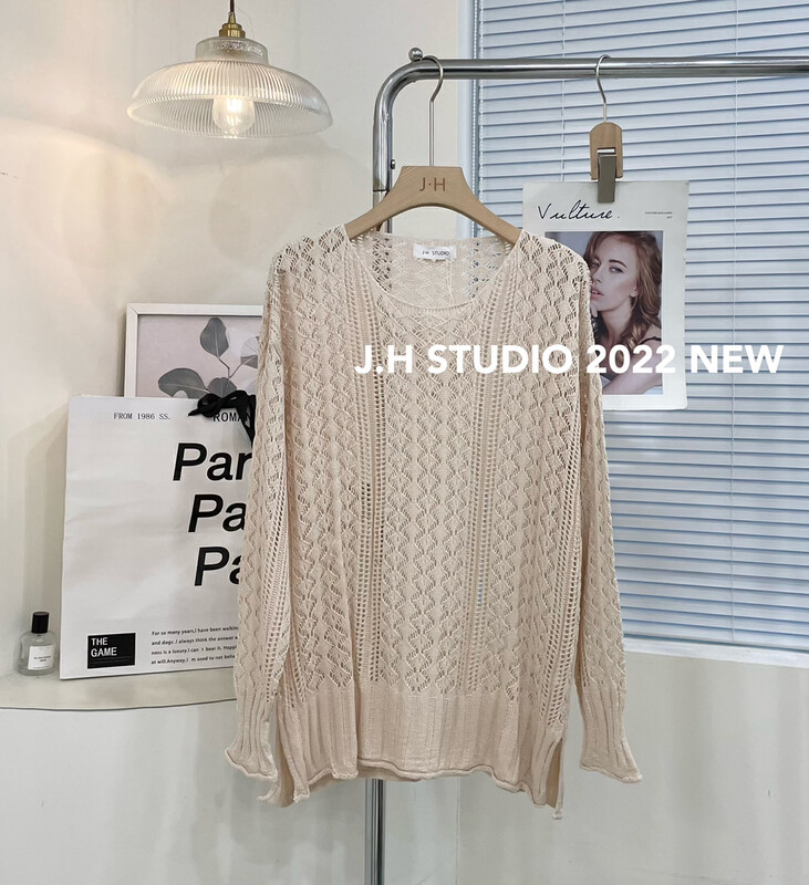 Autumn is new! [JH] Pullover Hollow Fashion Knit Sweater (Only Tops) T105# PCZ
