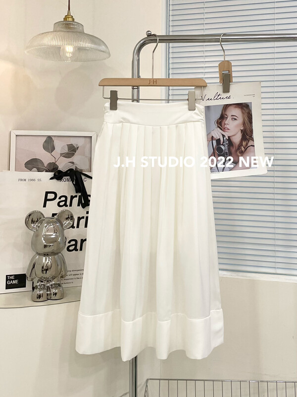 Casual [JH] Net Red Pleated Pleated Skirt T126# PCZ