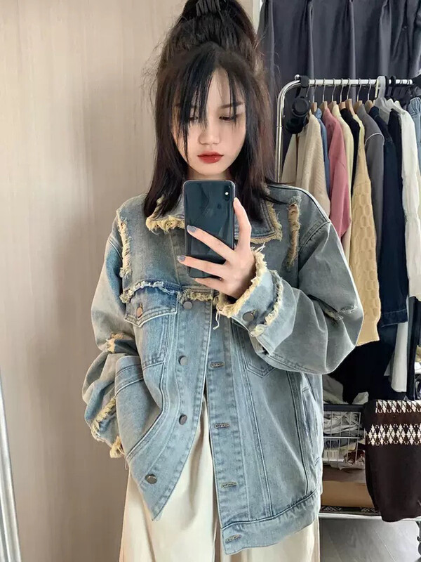 Autumn is new! [L.L STUDIO] old and versatile design denim jacket 77907# PCZ