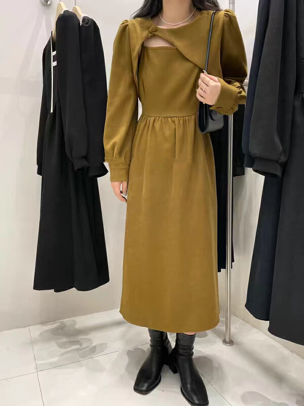 Autumn is new! [JH] Net red short coat + suspender dress suit 42791# PCZ