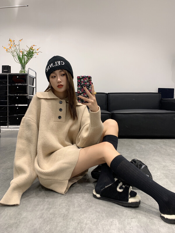 Original price 208.99! New for autumn! 【VANESSA】Korean Loose Lazy Warm Sweater 72203-2# OZQ