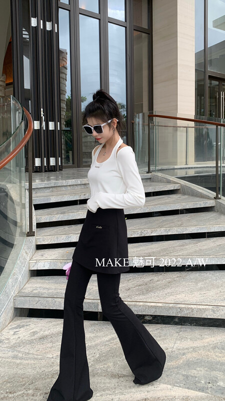 New in early autumn! [MAKE] temperament women's collarbone shirt 8917# OZQ