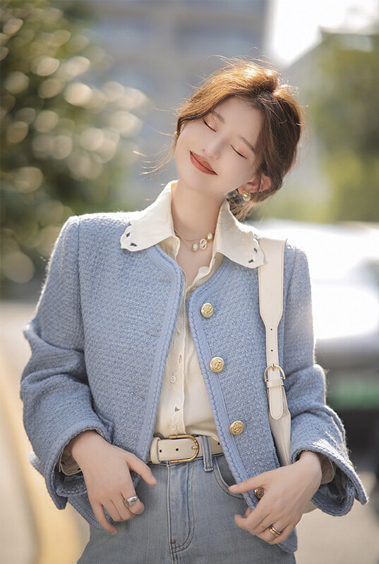 New in autumn! [JH] Net red Xiaoxiang short short jacket 42893# PCZ