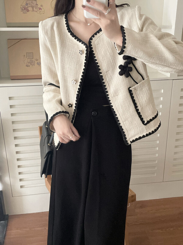 New in autumn! [JH] Net red Xiaoxiang short short jacket 42837# PCZ