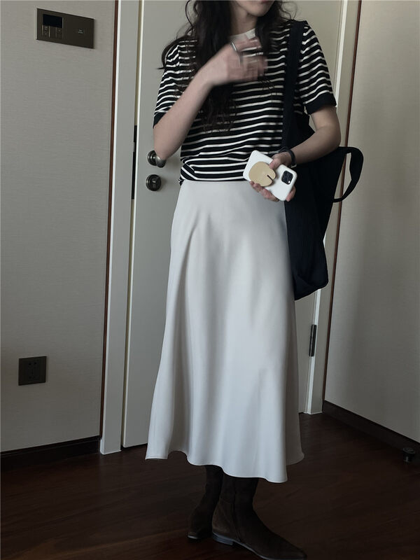New in early autumn! [TN] Loose texture and thin Korean skirt 5038# CLS