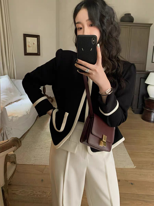 New in autumn! [L.L STUDIO] high-end niche short short jacket 77917# PCZ