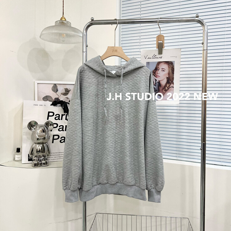 New in autumn! [JH] hooded simple and versatile sweater T42# PCZ