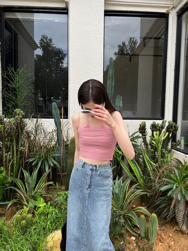 【FEI MAO】Slim and small design short vest/sling Z-4533