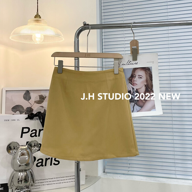 New in autumn! [JH] Net red solid color all-match skirt T125# PCZ