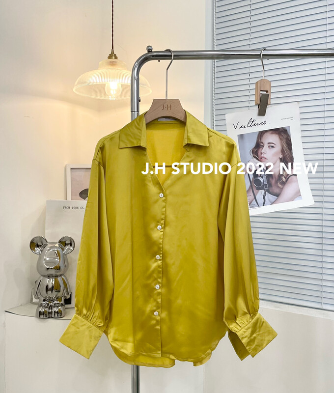 New in autumn! [JH] Loose and simple all-match shirt T66# PCZ