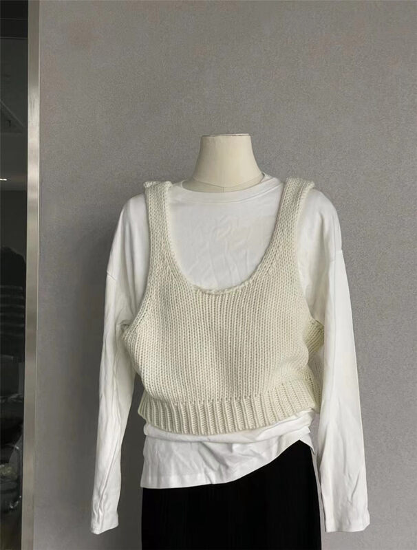 New in autumn! [ARE YOU] Pullover Comfortable Versatile Vest/Sling YS2-916# L