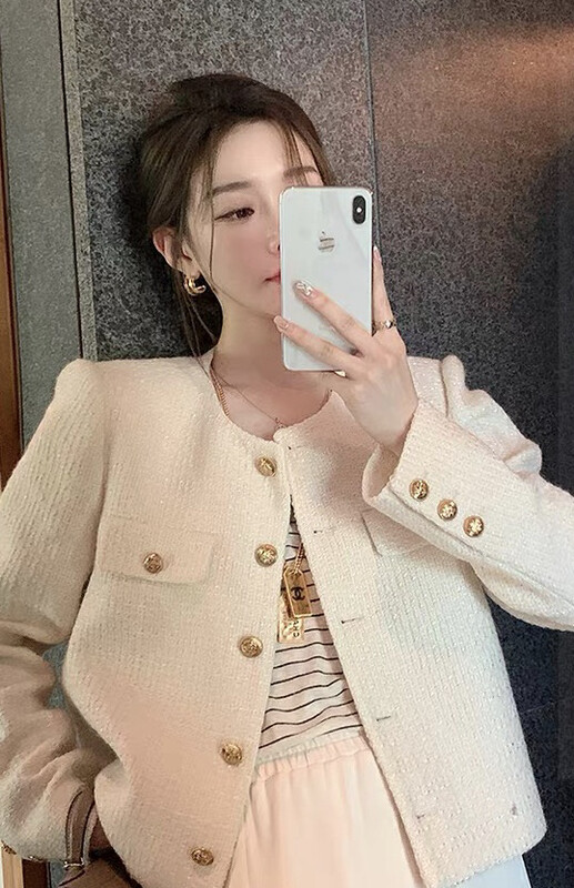 New in autumn! [L.L STUDIO] Xiaoxiang style temperament age-reducing short coat 77835# PCZ