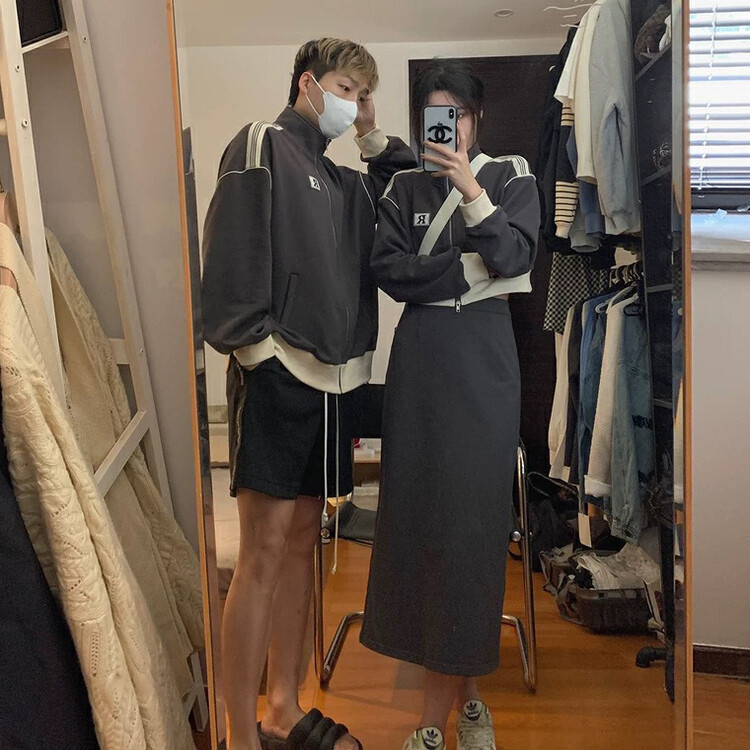 Autumn is new! [L.L STUDIO] casual sports sweater + slim skirt suit 77968# PCZ