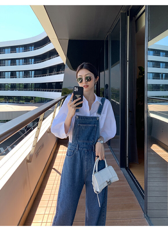 New in early autumn!【L.L STUDIO】Loose and straight slim overalls 77782# PCZ