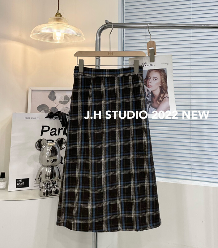 New in autumn! [JH] Korean classic plaid all-match skirt T118# PCZ