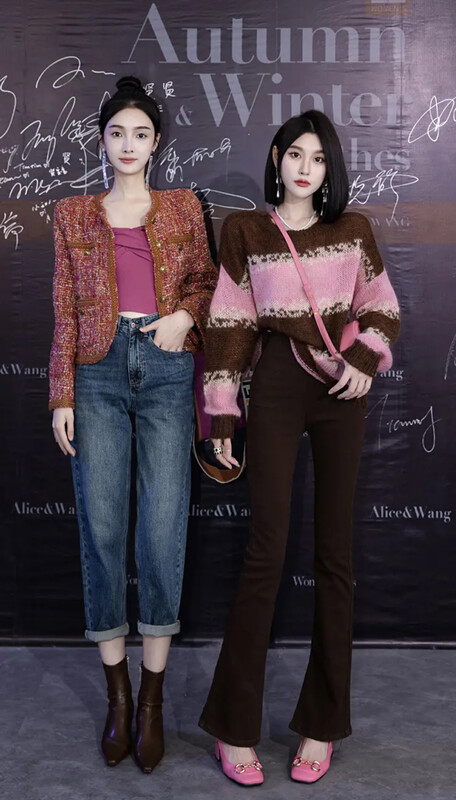 Autumn is new! [SAVAGE] Versatile Western-style, sweet and cool style, contrasting color design, loose and warm sweater E9953# WPL