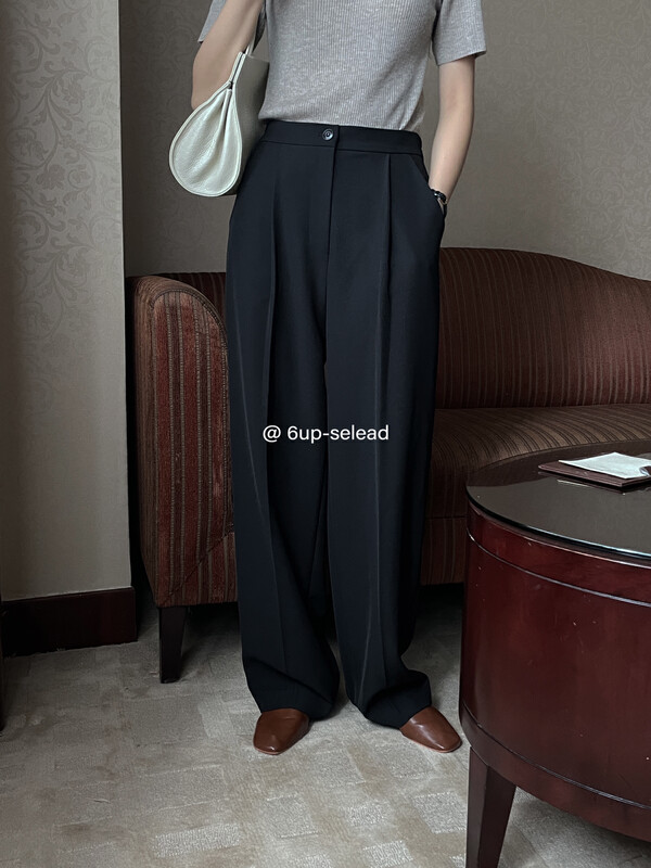New in early autumn! [6-UP] Korean version of simple and versatile trousers 69030# CQW