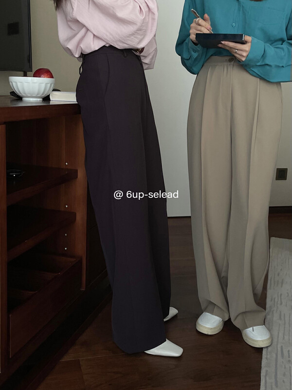 Autumn is new! [6-UP] Korean version of simple and versatile trousers 69059# CQW