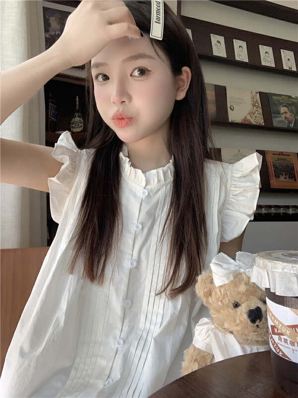 Original price 50.76! New in early autumn! [L.L STUDIO] Fashionable single-breasted all-match shirt 77681# PCZ