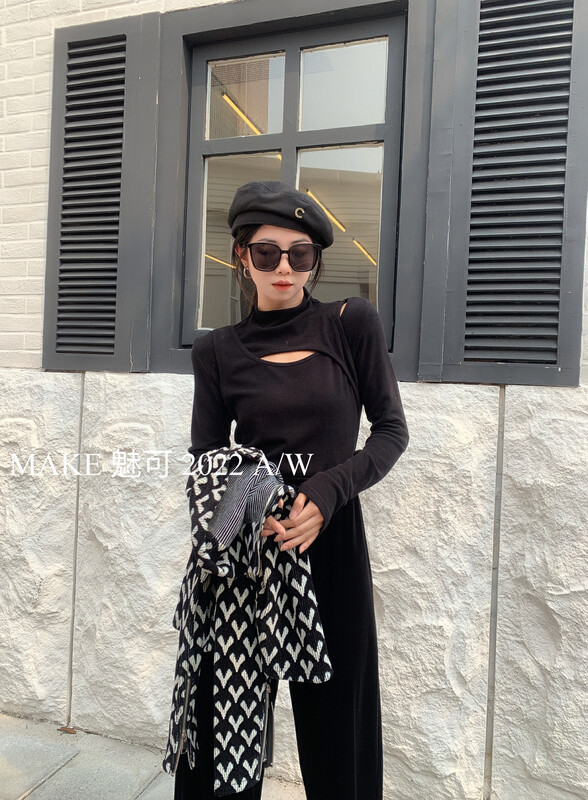 Autumn models are new! [MAKE Charm] Temperament little women slim and slim shirt 8976# OZQ