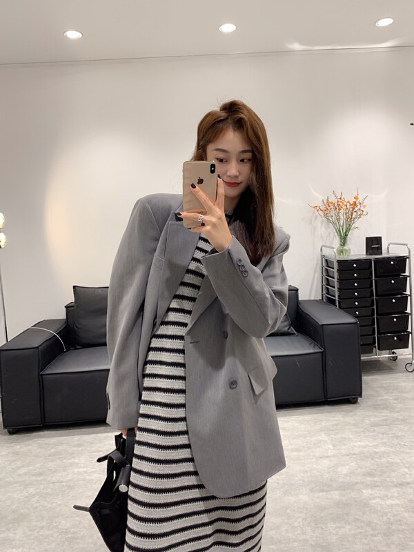 New in autumn! [VANESSA] Minimalist high-end all-match suit YS1-055# OZQ