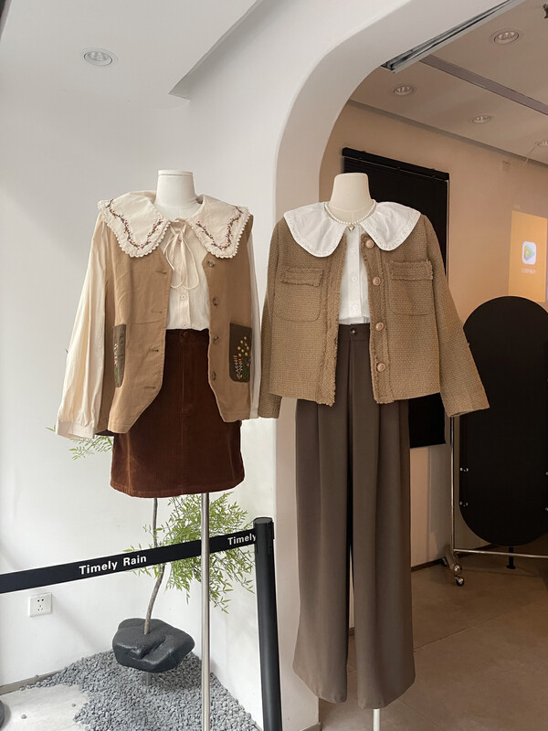 New in autumn! [Timely rain] Fashionable small fragrance short coat A2875# WPL