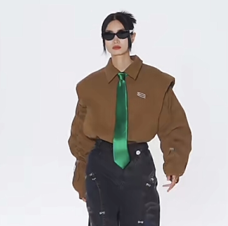 New in autumn! [JH] Net red drawstring jacket short coat 42898# PCZ
