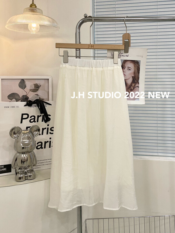 New in autumn! [JH] Net red solid color all-match skirt T124# PCZ