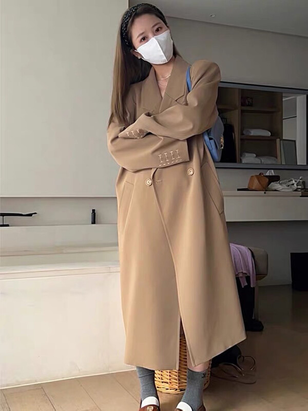 Autumn is new! [L.L STUDIO] casual long double-breasted suit 78032# PCZ