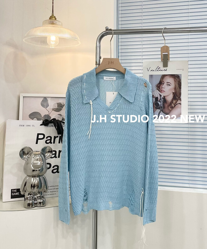 New in autumn! [JH] Net red casual loose sweater T108# PCZ
