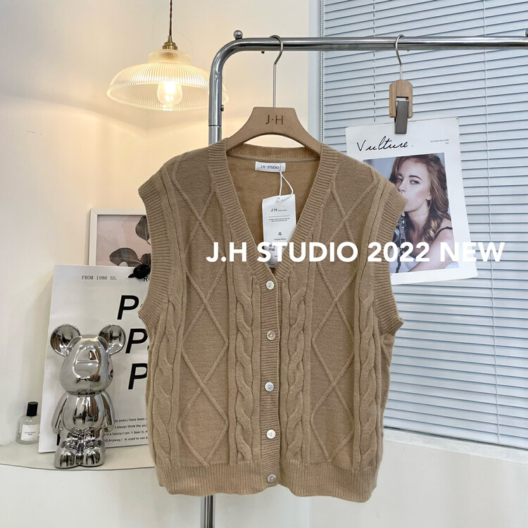 New in autumn! [JH] Simple, versatile and comfortable vest T62# PCZ