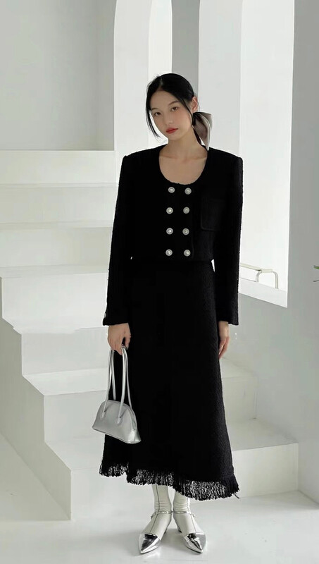 Autumn is new! [JH] Net red Xiaoxiang coat + temperament skirt suit 42940# PCZ