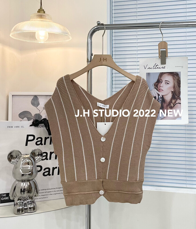 New in autumn! [JH] Net red sweater V-neck vest T109# PCZ