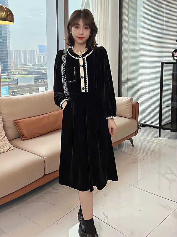 Eat Eat【JH】Net Red Xiaoxiang Thin Dress 42994# PCZ