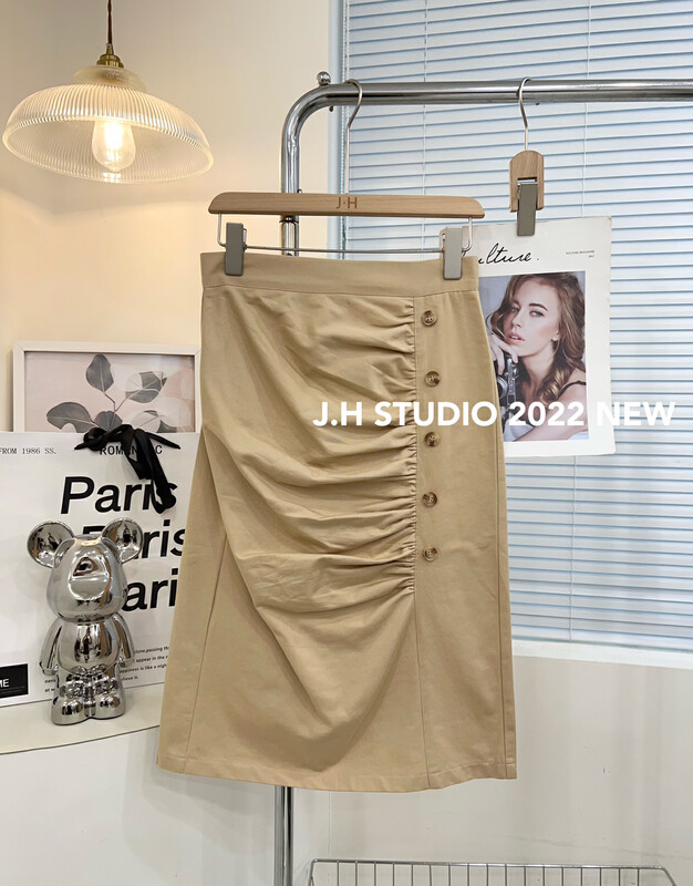 New in autumn! [JH] Simple solid color all-match skirt T93# PCZ